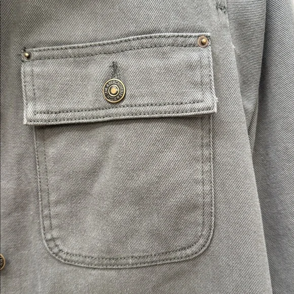 Abercrombie & Fitch dark olive Workwear Jacket-Medium - Picture 3 of 6